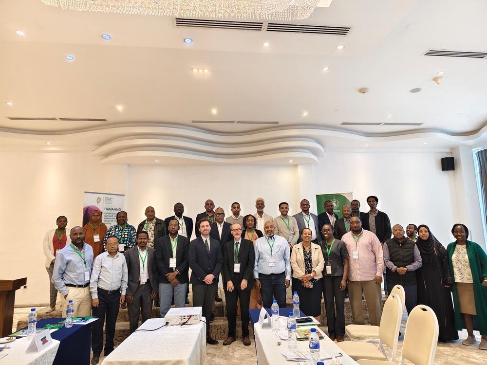 The full Hanaano Government Authority Group delegation in Addis Ababa